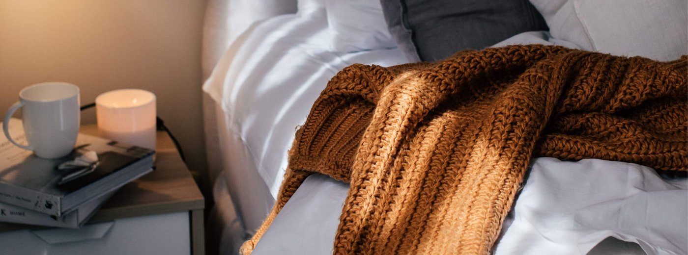 Koselig hjem med pless i sengen